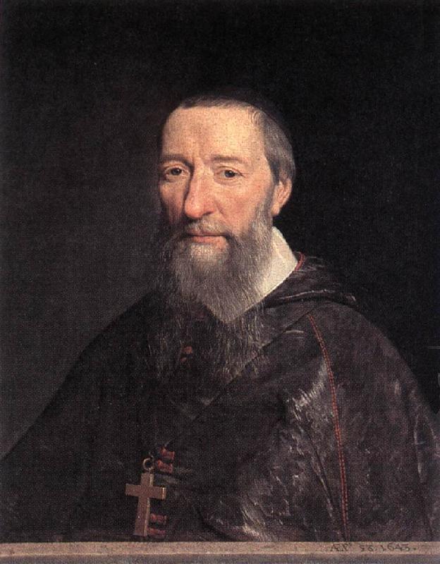 CERUTI, Giacomo Portrait of Bishop Jean-Pierre Camus ,mnk oil painting picture